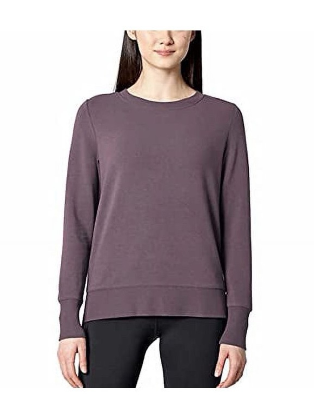 Mondetta Ladies' Lightweight Crewneck Brushed Tunic Sweatshirt Size